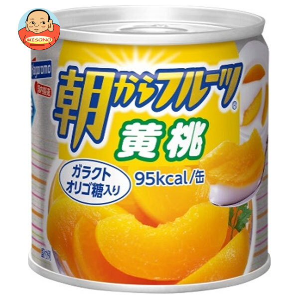 [ポイント5倍！4/17(金)9時59分まで全品対象エントリー&購入]はごろもフーズ 朝からフルーツ 黄桃 190g缶×24個入｜ 送料無料 缶詰 フルーツ 果物 桃 もも ピーチ