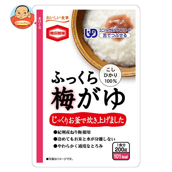 おかゆ 楽天市場】亀田製菓 ふっくら梅がゆ 150gパウチ×36袋入×(2ケース