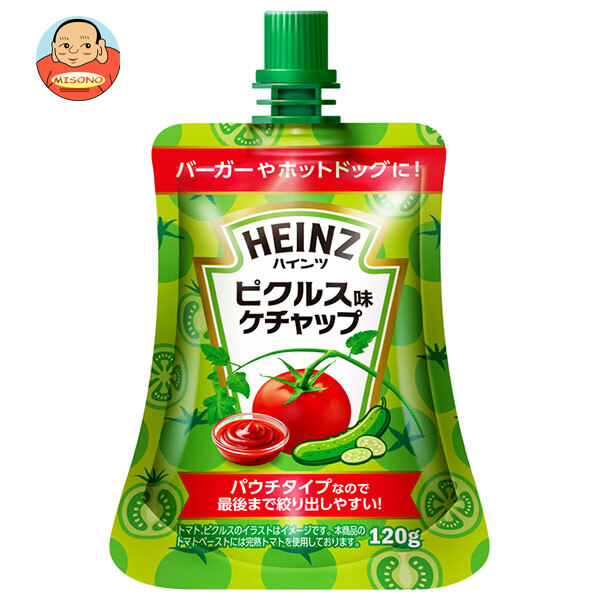 [ポイント5倍！5/27(火)1時59分まで全品対象エントリー&購入]ハインツ ピクルス味ケチャップ パウチタイプ 120g×40(20×2)本入×(2ケース)｜ 送料無料 トマトケチャップ ケチャップ 調味料 HEINZ