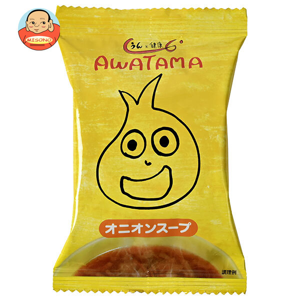 [ポイント5倍！5/27(火)1時59分まで全品対象エントリー&購入]コスモス食品 AWATAMA(あわたま) オニオンスープ 10食×2箱入×(2ケース)｜ 送料無料 インスタント食品 フリーズドライ スープ