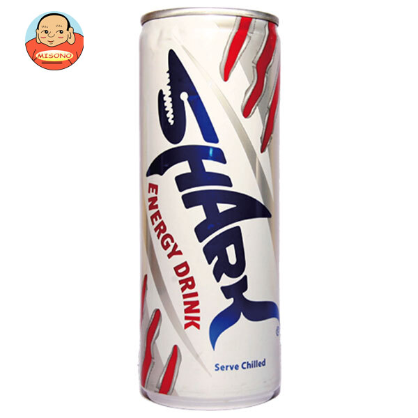 アンタレスコーポレーション SHARK(シャーク) エナジードリンク 250ml缶×24本入×(2ケース)| 送料無料 炭酸 シャーク エナジードリンク