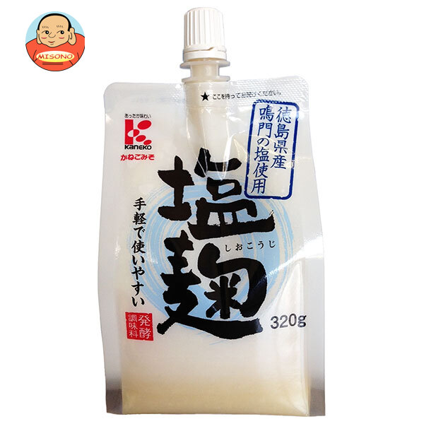 [ポイント5倍！5/27(火)1時59分まで全品対象エントリー&購入]かねこみそ 塩麹 320g×12本入×(2ケース)｜ 送料無料 塩こうじ 米糀 鳴門の塩 調味料