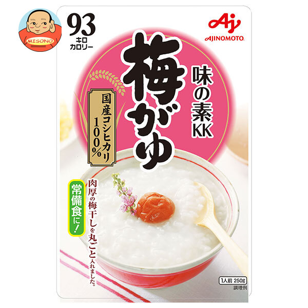 [ポイント5倍！4/10(金)1時59分まで全品対象エントリー&購入]味の素 味の素KKおかゆ 梅がゆ 250gパウチ×27(9×3)袋入×(2ケース)｜ 送料無料 一般食品 レトルト食品 お粥 5,467円
