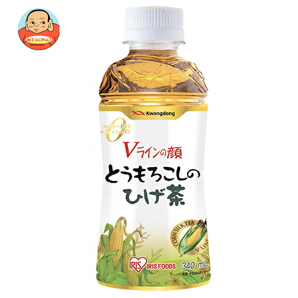 [ポイント5倍！4/17(金)9時59分まで全品対象エントリー&購入]アイリスオーヤマ とうもろこしのひげ茶 340mlペットボトル×20本入×(2ケース)｜ 送料無料 とうもろこしひげ茶 ひげ茶 茶 トウモロコシ