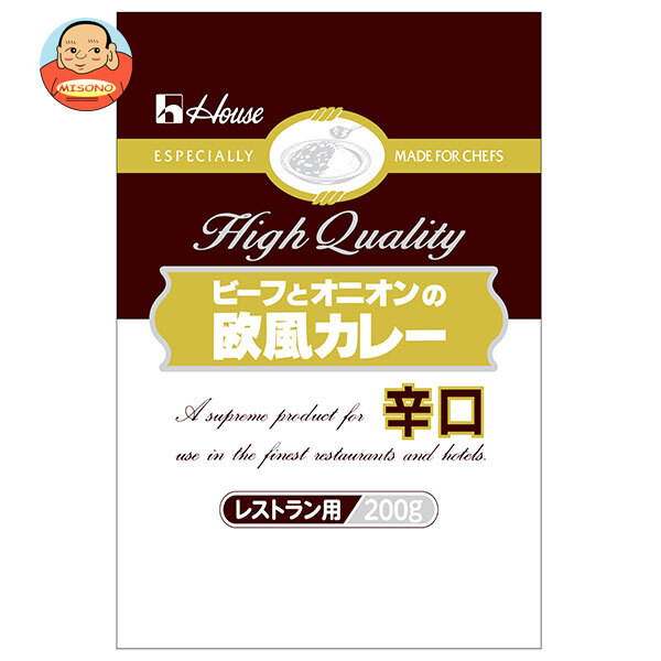 [ポイント5倍！4/17(金)9時59分まで全品対象エントリー&購入]ハウス食品 ビーフとオニオンの欧風カレー 辛口 200g×30個入×(2ケース)｜ 送料無料 カレー レトルト 辛口