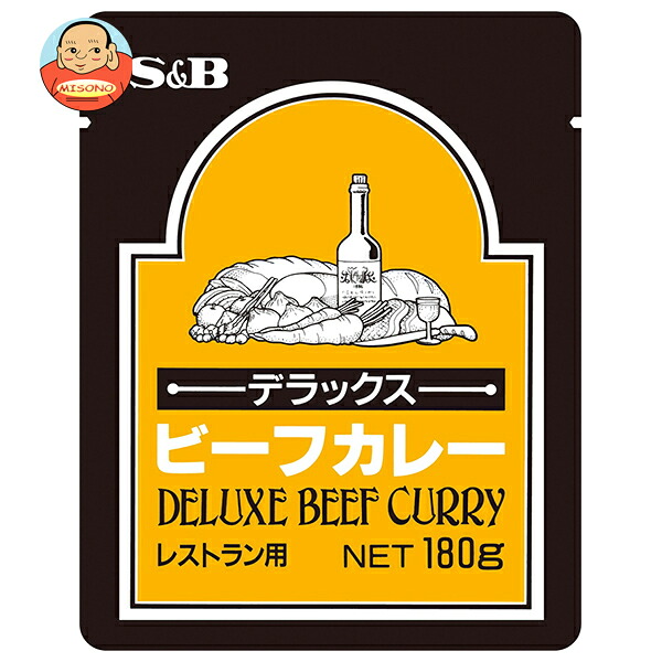 [ポイント5倍！7/26(日)1時59分まで全品対象エントリー&購入]エスビー食品 デラックス ビーフカレー 180g&times;30個入&times;(2ケース)｜ 送料無料 調味料 カレー レトルト｜飲料 食品専門店 味園サポート