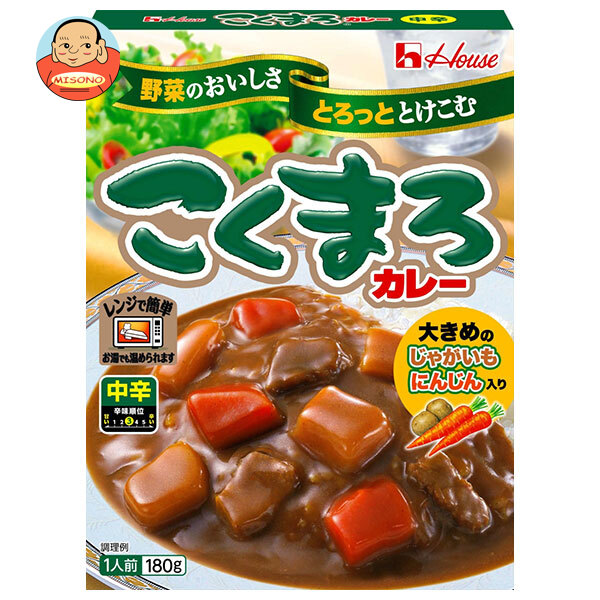 [ポイント5倍！7/26(日)1時59分まで全品対象エントリー&購入]ハウス食品 こくまろカレーレトルト 中辛 180g&times;30個入&times;(2ケース)｜ 送料無料 一般食品 レトルト カレー｜飲料 食品専門店 味園サポート
