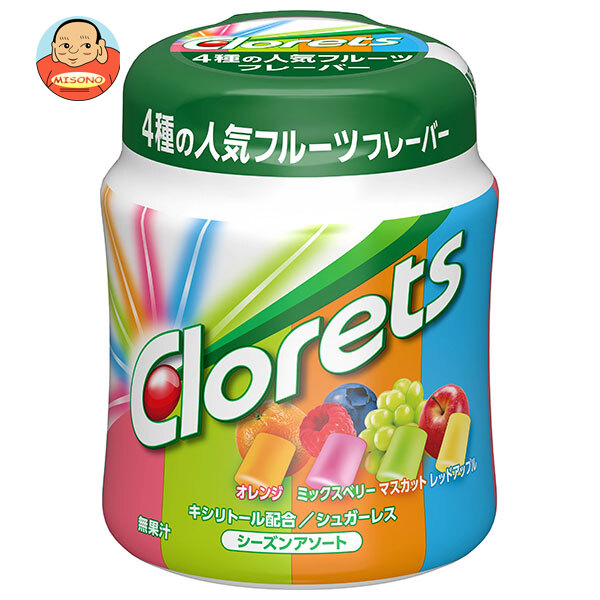 モンデリーズ・ジャパン クロレッツXP シーズンアソート ボトルR 140g×6個入×(2ケース)｜ 送料無料 お菓子 ガム シュガーレス キシリトール配合 カフェイン配合