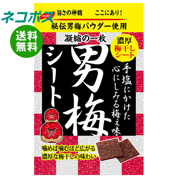 楽天市場】ノーベル製菓 男梅シート 27g×6袋入｜ 送料無料 お菓子 袋