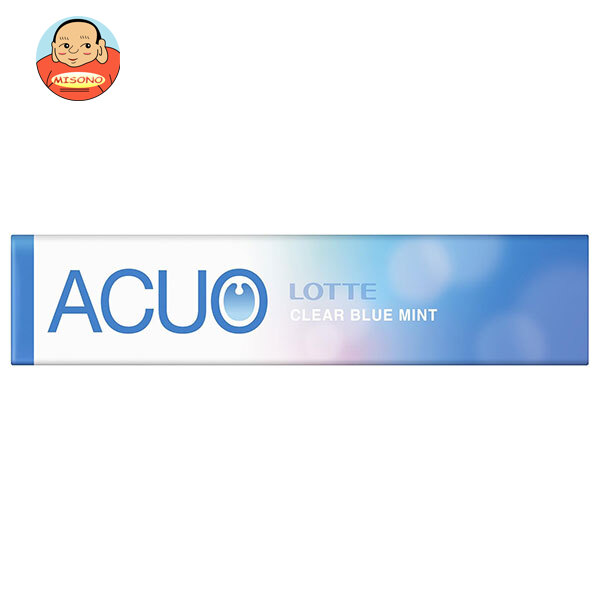 [ポイント5倍！4/10(金)1時59分まで全品対象エントリー&購入]ロッテ ACUO(アクオ) クリアブルーミント 14粒×20個入×(2ケース)｜ 送料無料 お菓子 ガム アクオ LOTTE