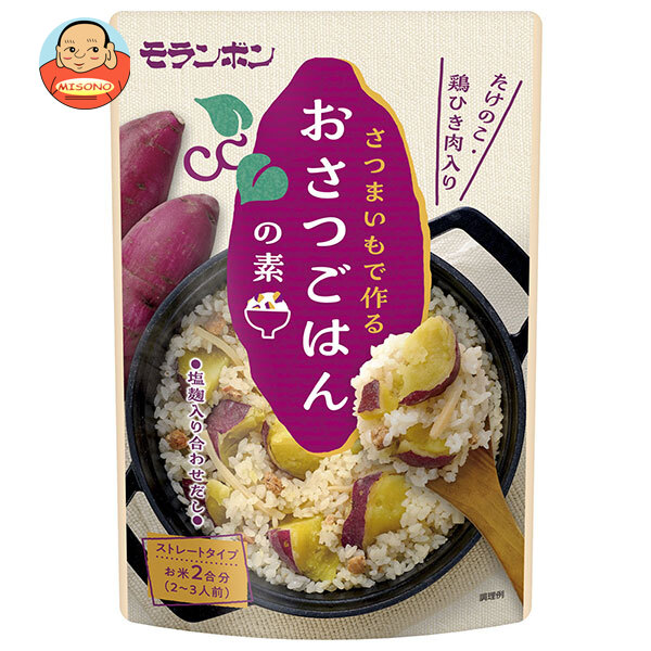 [ポイント5倍！4/17(金)9時59分まで全品対象エントリー&購入]モランボン さつまいもで作る おさつごはんの素 405g×10袋入×(2ケース)｜ 送料無料 調味料 料理の素 炊飯器 炊き込みご飯 具材 タケノコ 鶏ひき肉