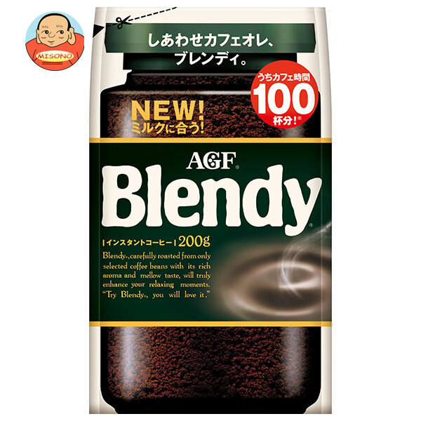 AGF ブレンディ 200g袋×12袋入×(2ケース)｜ 送料無料 コーヒー インスタントコーヒー 珈琲 Blendy 詰め替え