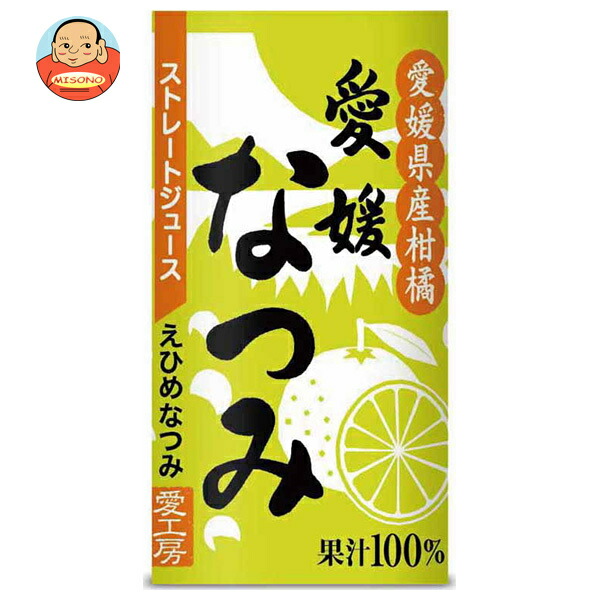 愛工房 愛媛なつみ 125mlカートカン×30本入×(2ケース)｜ 送料無料 果実飲料 果汁100% オレンジ 紙パック