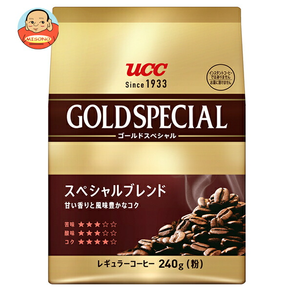 [ポイント5倍！4/10(金)1時59分まで全品対象エントリー&購入]UCC ゴールドスペシャル スペシャルブレンド 240g×12袋入×(2ケース)｜ 送料無料 レギュラーコーヒー 珈琲 コーヒー 嗜好品