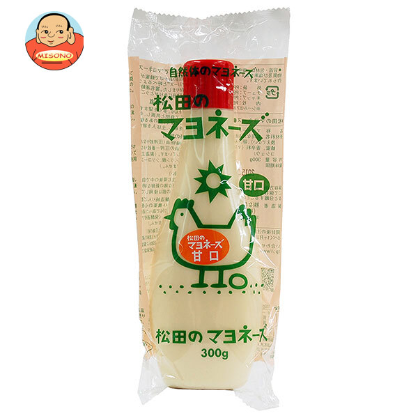 ななくさの郷 松田のマヨネーズ 甘口 300g×10袋入×(2ケース)｜ 送料無料 調味料 食品 マヨネーズ 添加物不使用 無添加 グルテンフリー 自然