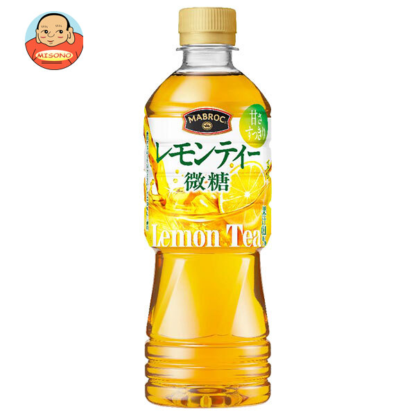 ポッカサッポロ マブロック レモンティー微糖 525mlペットボトル×24本入×(2ケース)｜ 送料無料 レモンティー 紅茶 ティー 微糖 ポッカ サッポロ マブ PET ペット