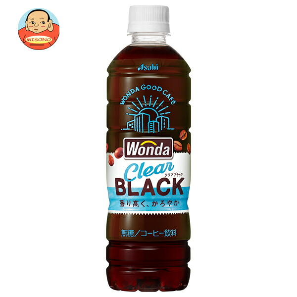 楽天市場】アサヒ ワンダ WONDA クリアブラック 500ml ペットボトル 24