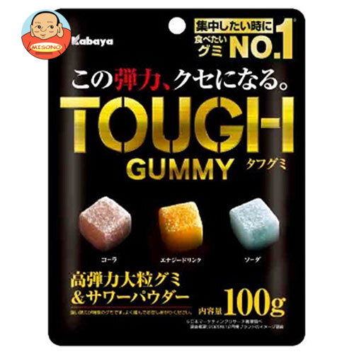 楽天市場】カバヤ タフグミ 100g×6袋入×(2ケース)｜ 送料無料 お菓子