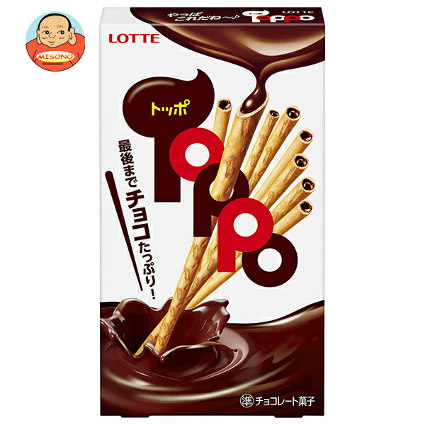 楽天市場】ロッテ トッポ袋 7袋入×18袋入｜ 送料無料 お菓子 チョコ