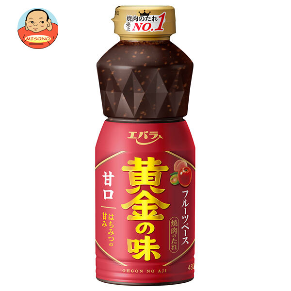 [ポイント5倍！4/17(金)9時59分まで全品対象エントリー&購入]エバラ食品 黄金の味 甘口 480g×12本入｜ 送料無料 調味料 黄金の味 タレ 焼肉のたれ