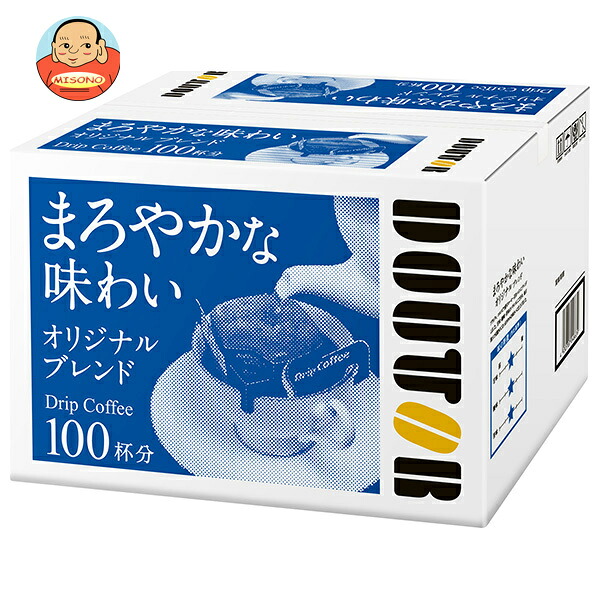[ポイント5倍！7/26(日)1時59分まで全品対象エントリー&購入]ドトールコーヒー ドトール ドリップコーヒー オリジナルブレンド (10g&times;100P)&times;1箱入&times;(2ケース)｜ 送料無料 嗜好品 コーヒー類 ドリップコーヒー 業務用｜飲料 食品専門店 味園サポート