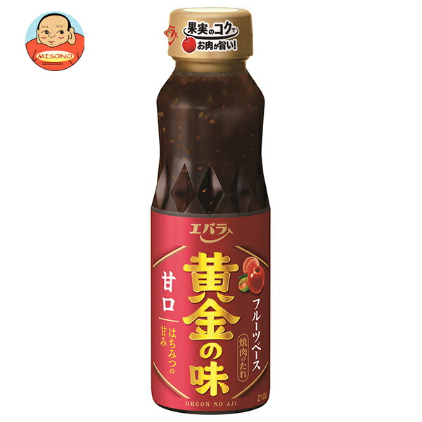 [ポイント5倍！4/17(金)9時59分まで全品対象エントリー&購入]エバラ食品 黄金の味 甘口 210g×12本入｜ 送料無料 調味料 黄金の味 タレ 焼肉のたれ