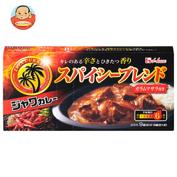 [ポイント5倍！4/17(金)9時59分まで全品対象エントリー&購入]ハウス食品 ジャワカレー スパイシーブレンド 191g×10個入×(2ケース)｜ 送料無料 調味料 カレー カリー ルウ ジャワ スパイシー ガラムマサラ