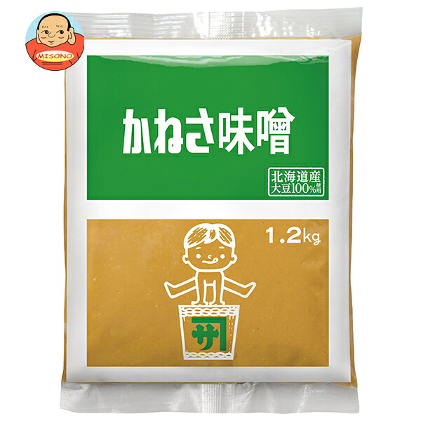 マルコメ かねさ味噌 1.2kg×8個入×(2ケース)｜ 送料無料 味噌 一般食品 調味料 まるこめ