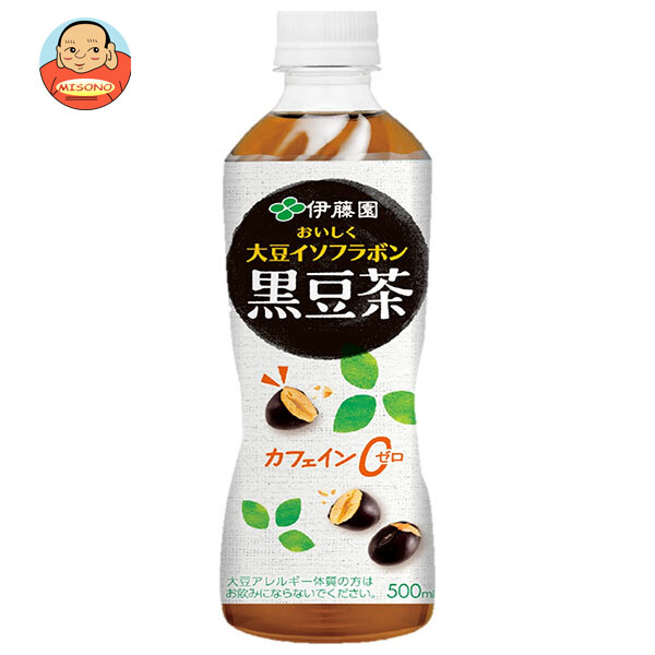 楽天市場】伊藤園 おいしく大豆イソフラボン 黒豆茶 500ml PET×24本