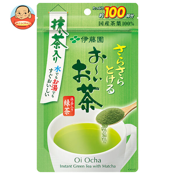 [ポイント5倍！4/17(金)9時59分まで全品対象エントリー&購入]伊藤園 お～いお茶 お抹茶入り緑茶 80g×6袋入×(2ケース)｜ 送料無料 緑茶 抹茶
