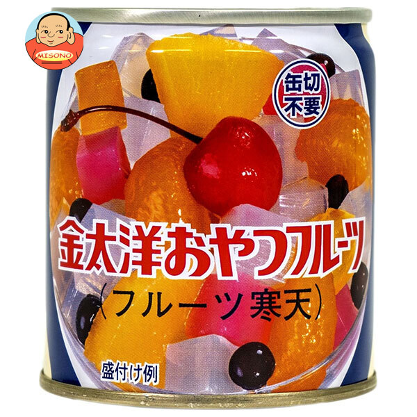 [ポイント5倍！4/17(金)9時59分まで全品対象エントリー&購入]太洋食品 おやつフルーツ 210g缶×24本入×(2ケース)｜ 送料無料 缶詰 寒天 くだもの 缶切不要