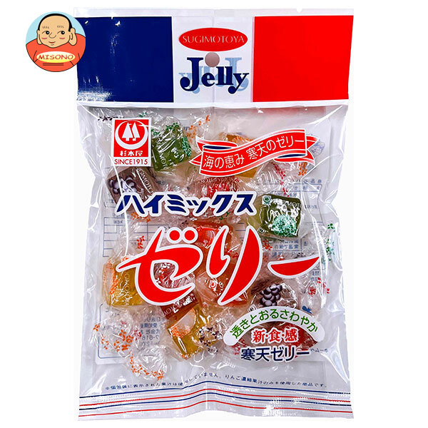 [ポイント5倍！4/17(金)9時59分まで全品対象エントリー&購入]杉本屋製菓 ハイミックスゼリー 135g×10袋入×(2ケース)｜ 送料無料 ゼリー 寒天 寒天ゼリー かんてん 菓子
