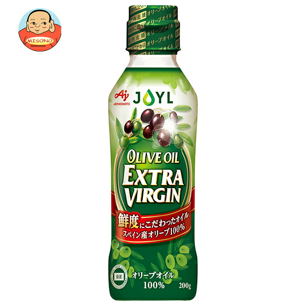 [ポイント5倍！4/10(金)1時59分まで全品対象エントリー&購入]J-オイルミルズ AJINOMOTO オリーブオイルエクストラバージン 200g瓶×12本入｜ 送料無料 味の素 オリーブオイル 調味料 油