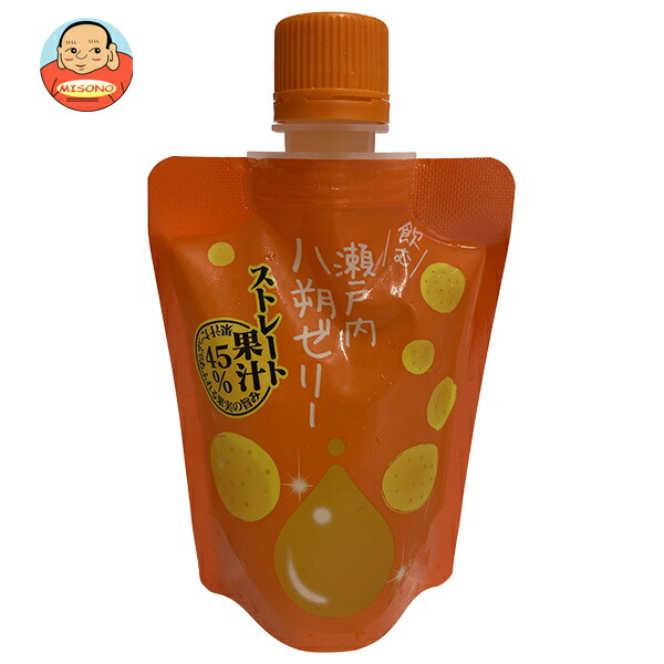 [ポイント5倍！4/10(金)1時59分まで全品対象エントリー&購入]丸松 飲む瀬戸内八朔ゼリー 140g×24個入｜ 送料無料 ゼリー おやつ ゼリー飲料 かんきつ 柑橘 ストレート果汁