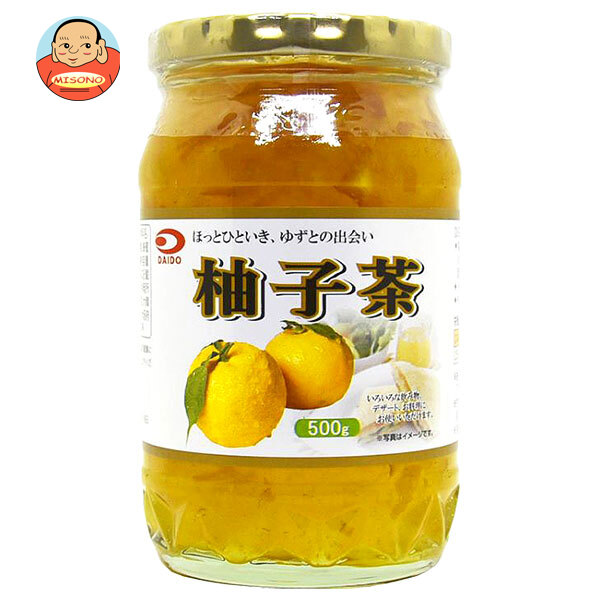 [ポイント5倍！4/10(金)1時59分まで全品対象エントリー&購入]大同 柚子茶 500g×15個入｜ 送料無料 嗜好品 瓶 韓国柚子茶 ゆず茶 柚子 韓国食品 柚子ジャム はちみつ 韓国食材