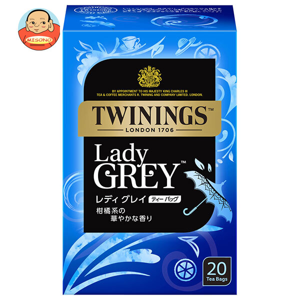 楽天市場】[40袋入り 4箱セット] Twinings Lady Grey Tea