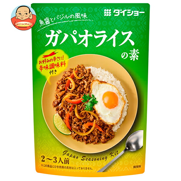 [ポイント5倍！4/17(金)9時59分まで全品対象エントリー&購入]ダイショー ガパオライスの素 105g×40袋入｜ 送料無料 料理の素 おかず 惣菜 調味料 7,767円