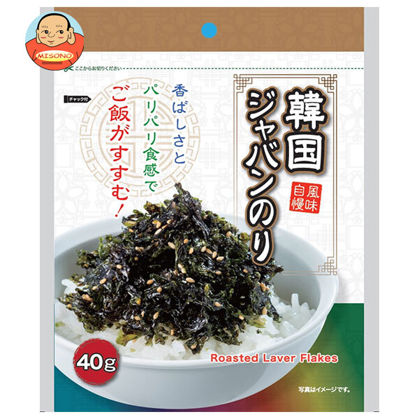 加藤産業 韓国ジャバンのり 40g×25袋入｜ 送料無料 海苔 のり 佃煮 ごはんのお供