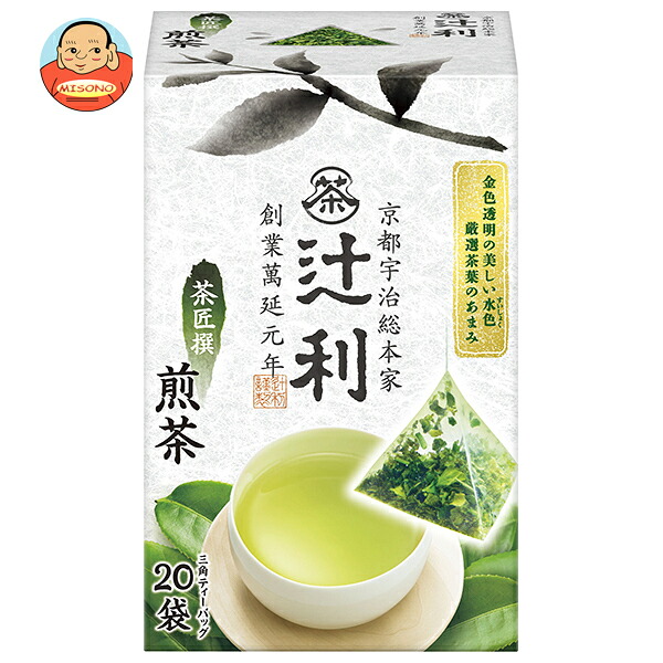 片岡物産 辻利 茶匠選 煎茶 (2g×20袋)×6個入｜ 送料無料 嗜好品 インスタント ティーバッグ 緑茶