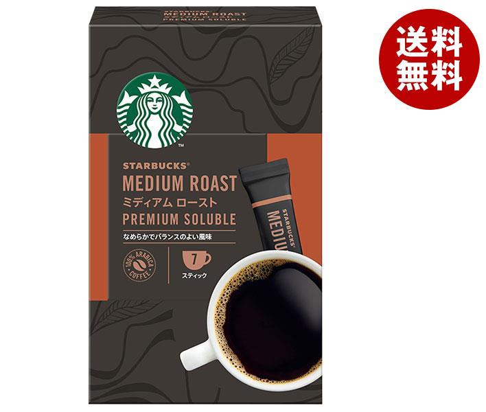 ネスレ日本 スターバックス プレミアム ソリュブル ミディアム ロースト (2.3g×7P)×24箱入| 送料無料 スタバ スティック