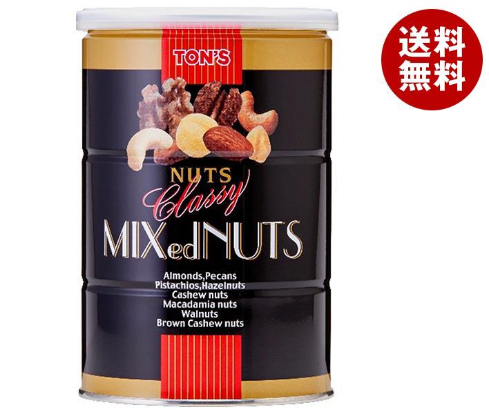 楽天市場】東洋ナッツ トン 素焼きミックスナッツ 350g缶×6個入