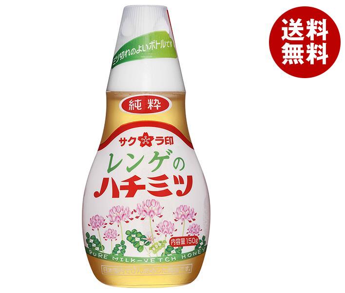 加藤美蜂園 サクラ印 純粋レンゲハチミツ 150g×15本入×(2ケース)｜ 送料無料 嗜好品 シロップ はちみつ 蜂蜜