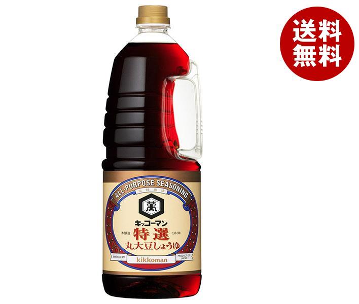 [ポイント5倍！7/26(日)1時59分まで全品対象エントリー&購入]キッコーマン 特選丸大豆しょうゆ 1.8Lペットボトル&times;6本入&times;(2ケース)｜ 送料無料 調味料 濃口 醤油 業務用 ハンディペット｜MISONOYA店 8,673円