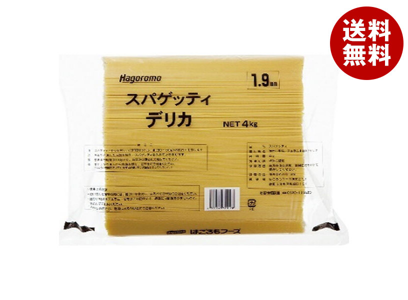 はごろもフーズ スパゲッティ デリカ 1.9mm 4kg×4袋入｜ 送料無料 一般食品 パスタ麺 乾麺