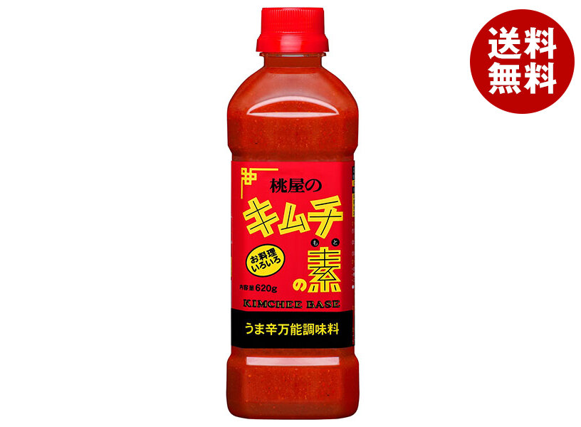 [ポイント5倍！7/26(日)1時59分まで全品対象エントリー&購入]桃屋 キムチの素 620gPET&times;12個入&times;(2ケース)｜ 送料無料 一般食品 キムチの素 素｜MISONOYA店