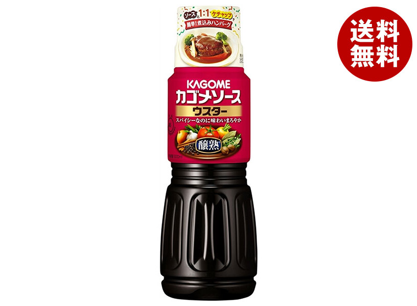 カゴメ 醸熟ソース ウスター 500ml×20本入×(2ケース)｜ 送料無料 一般食品 調味料 ソース