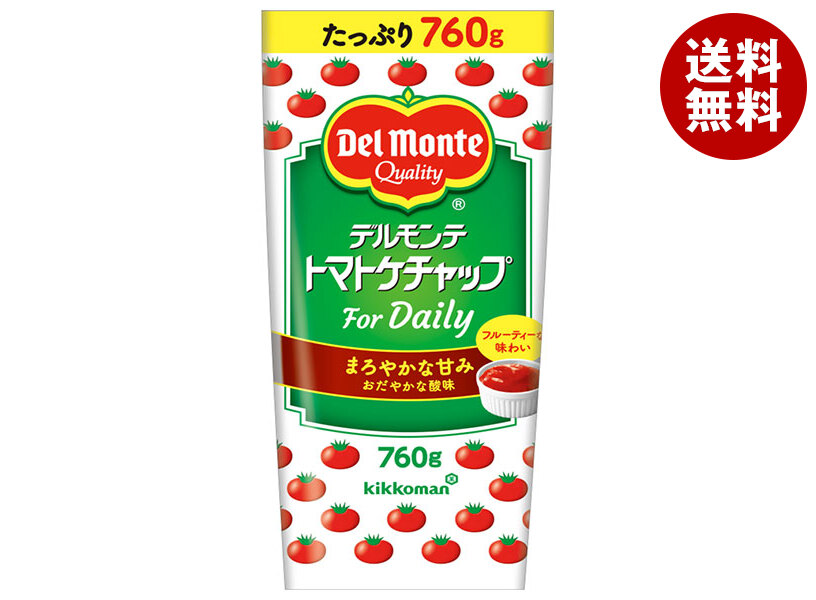[ポイント5倍！4/17(金)9時59分まで全品対象エントリー&購入]デルモンテ トマトケチャップ For Daily 760g×12本入×(2ケース)｜ 送料無料 一般食品 調味料 とまと ケチャップ