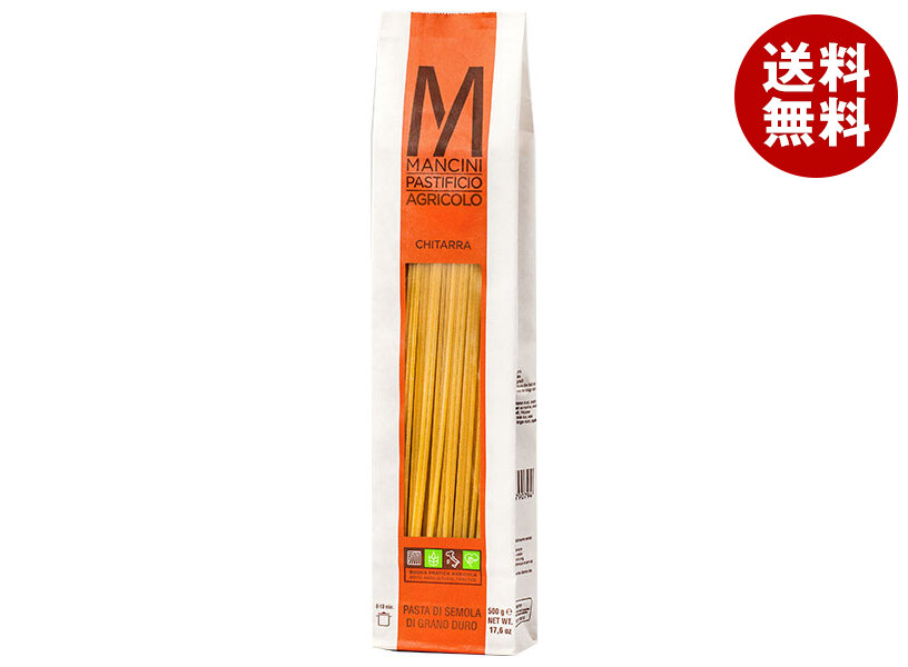 [ポイント5倍！7/26(日)1時59分まで全品対象エントリー&購入]モンテ物産 マンチーニ キタッラ 500g&times;12袋入｜ 送料無料 パスタ 乾麺 スパゲッティ｜MISONOYA店