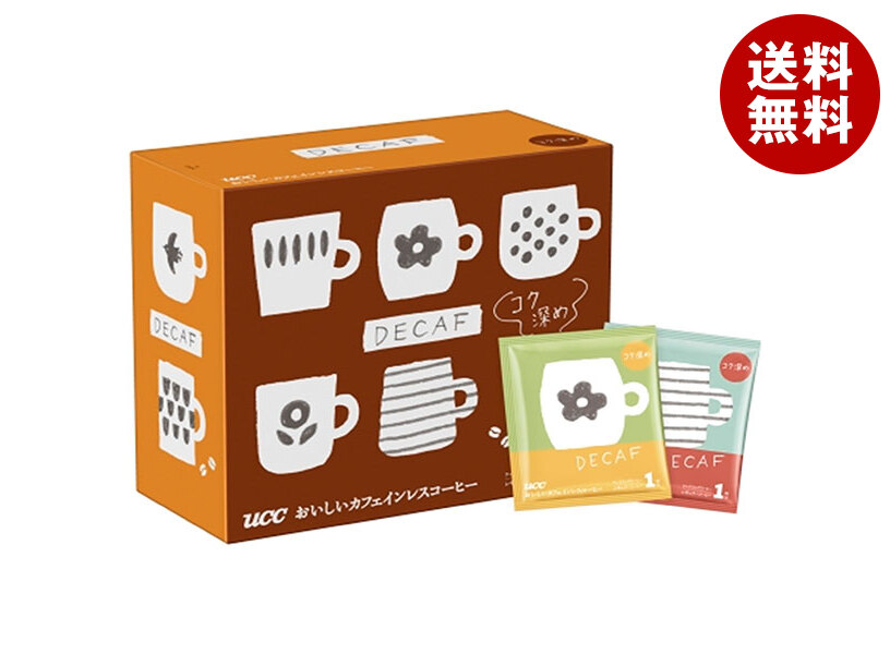 [ポイント5倍！7/26(日)1時59分まで全品対象エントリー&購入]UCC おいしいカフェインレスコーヒー ワンドリップコーヒー コク深め (7g&times;50P)&times;6箱入&times;(2ケース)｜ 送料無料 ucc ドリップコーヒー コーヒー 珈琲 カフェインレス｜MISONOYA店