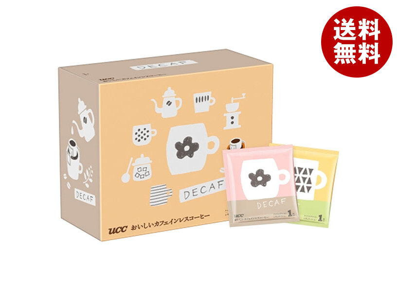 [ポイント5倍！7/26(日)1時59分まで全品対象エントリー&購入]UCC おいしいカフェインレスコーヒー ワンドリップコーヒー (7g&times;50P)&times;6箱入｜ 送料無料 ドリップ コーヒー 珈琲 カフェインレス｜MISONOYA店